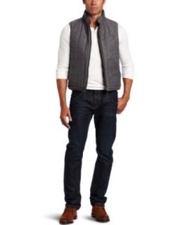 Faconnable Tailored Denim Mens Reversible Vest Clothing