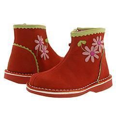 Kid Express Melody Red Nubuck Childrens Boots