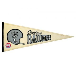 Oakland Raiders AFL Throwback Wool Pennant Today $24.59