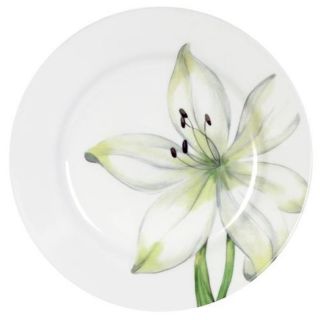 Corelle Lifestyles White Flower 8.5 inch Luncheon Plate