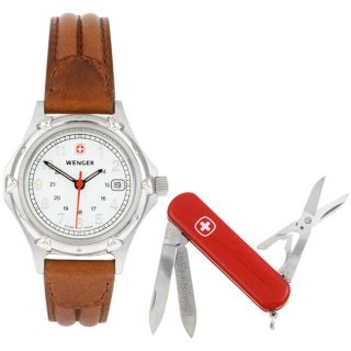 Wenger Standard Issue Womens Watch/ Swiss Army Knife/ Gift Set