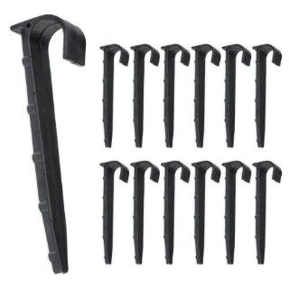 50pc Fiskars #129 Yard & Garden 5 Hold Down Anchor Stakes Rust Proof