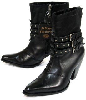 New Harley Davidson Bette Boot Blk Ladies 7 $130 Shoes