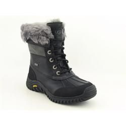 UGG Australia Womens Black/ Grey Adirondack Snow Boots (Size 6