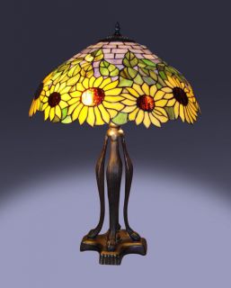 Tiffany style Sunflower Table Lamp