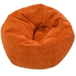 Sueded Corduroy Jumbo Orange Bean Bag Chair Today $134.99