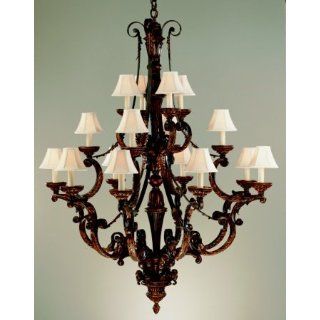 Murray Feiss 16 Light Artisan Chandeliers F1957/16WAL/FG