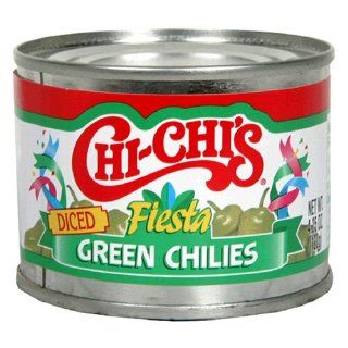 Chi Chis Green Chilies Diced, 4.25 Ounce Units (Pack of 12) 