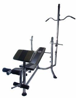 CAP Barbell Lat and Preacher Deluxe Standard Weight Bench