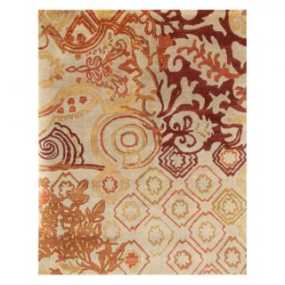 Hand knotted Oriental Soft Gold Wool Rug (8 x 10) Was $1,039.99