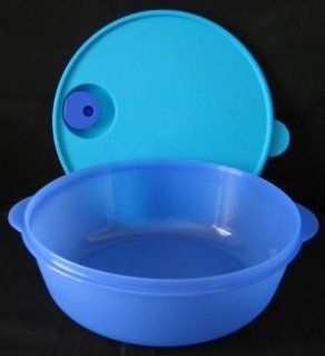 Tupperware Crystalwave Large Bowl 3 Qt Brilliant Blue