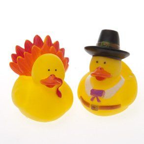Thanksgiving Rubber Duckys Toys & Games