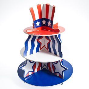 Patriotic Cupcake Holder Toys & Games