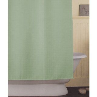 Sage Fabric Woven Matelasse Shower Curtain