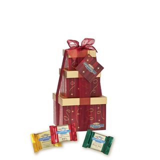 Ghirardelli Chocolate Holly Jolly Gift Tower