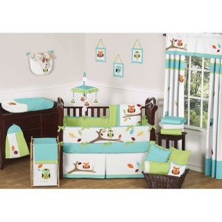 Sweet JoJo Designs Hooty 9 piece Crib Bedding Set Today $189.99