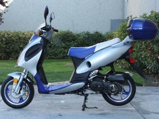 Sunny Powersports MC D150F BLUE Gas Rally 150cc Moped