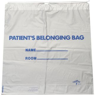 Medline Bag, Belong, Drwstrg, Wht, 18 inch x 20 inch (Case of 250