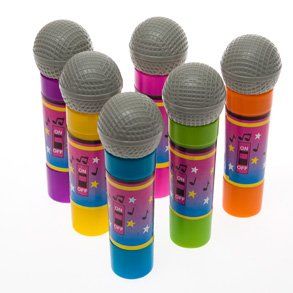 Microphone Bubble Wands Toys & Games