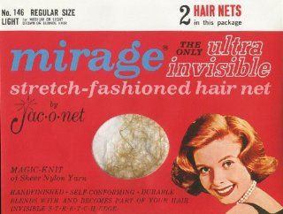 Hair Net Regular Size * Light * No. 146 * 2 Nets Per Package Beauty