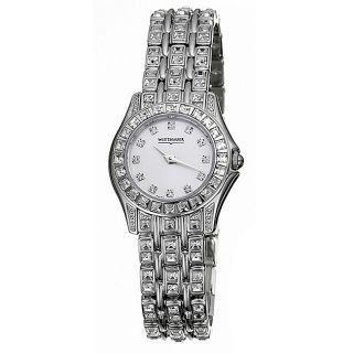 Wittnauer Crystal Womens Stainless Steel Watch