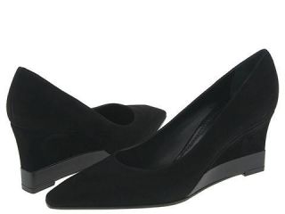 Casadei 4564 Black Suede Size 8.5 Heels (Open Box)