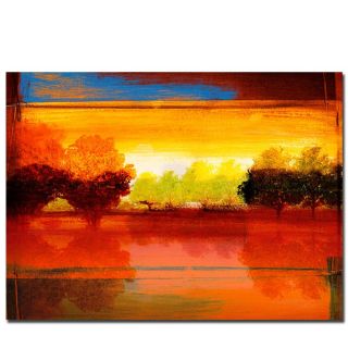 Miguel Paredes Red Dawn I Canvas Art