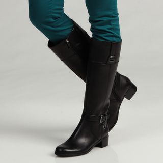 Bandolino Womens Cazadora Leather Riding Boots