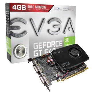 EVGA GeForce GT 640 4096MB GDDR3 Single Slot, Dual DVI and