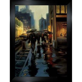 Carol Jessen Manhattan Shimmer Framed Canvas Art