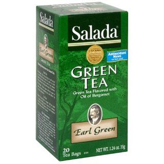 Salada Earl Green Tea, 20 Count Box (Pack of 6) Grocery