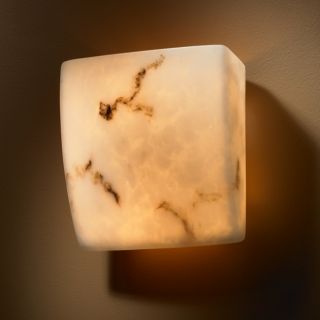 light Square Faux Alabaster ADA Approved Wall Sconce Today $124.20