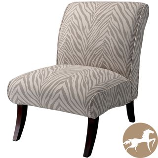 Christopher Knight Home Janet Grey Zebra Fabric Accent Chair