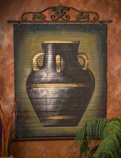 Hand painted Black Urn Bamboo Wall Art Today $35.49 5.0 (3 reviews