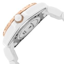 Swiss Legend Womens Karamica White High Tech Ceramic Diamond Watch