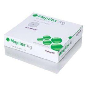 Mepilex Ag Antimicrobial Soft Silicone Foam Dressing   6