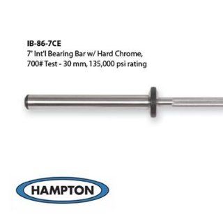 Hampton Fitness 7 Olympic Barbell Bearing Bar w/ Hard