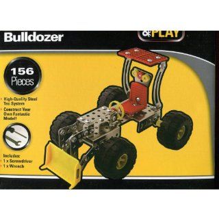 Bulldozer Construct & Play, 156 Piece Building Set Toys & Games
