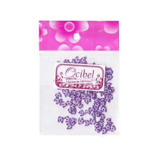 100 Fimo Papillon Violet   Achat / Vente STICKER POUR ONGLE Sachet 100