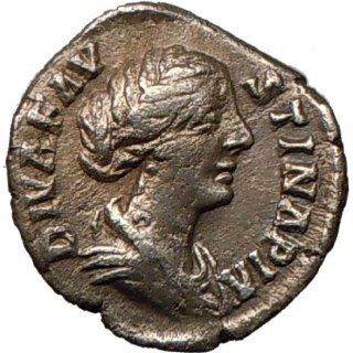FAUSTINA II Marcus Aurelius Posthumous Rare Ancient Silver