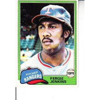 1981 Topps #158 Fergie Jenkins Baseball 