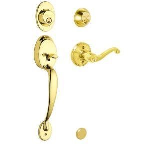 Schlage F62 PLY 505 FLA 605 RH Plymouth Double Cylinder Handleset with