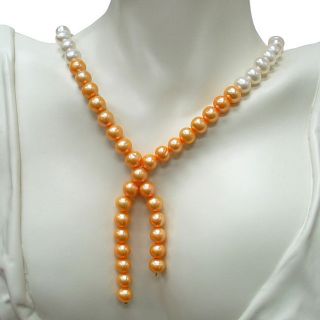 white and golden fw pearl necklace 9 10 mm msrp $ 197 37 today $ 58