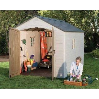Lifetime 6405 8 by 10 Foot Outdoor Storage Shed with Window, Skylights