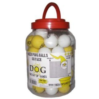 Tub of 60 Beer Pong Balls (3 Star Quality) by The Day of