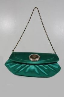 Versace Handbags Green Evening Bag DBSB167 Clothing