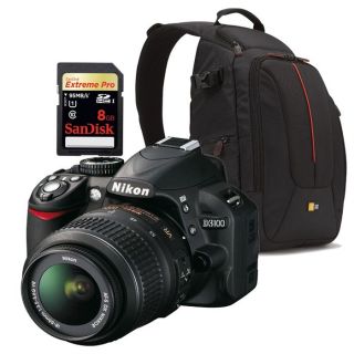 Nikon D3100 +AF S DX 18 55VR+CASE LOGIC DCB308+SD   Achat / Vente