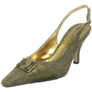 olive green pumps Shoes