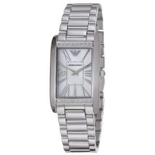 Emporio Armani Womens Slim Mother of Pearl Dial Quartz Watch Today