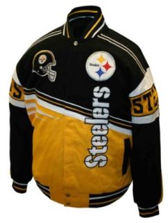 NFL Mens Pittsburgh Steelers 1st and 10 Cotton Twill
